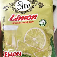 sino limon aromalı içecek tozu 250g 